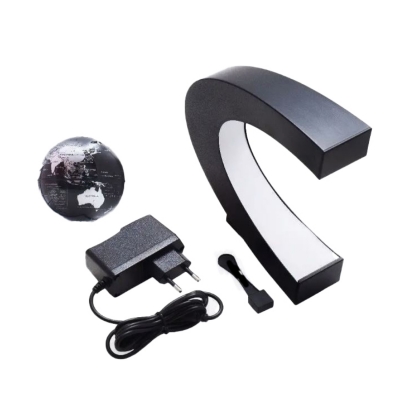 Фото: Глобус левитирующий с подсветкой Terra Black-4 Глобус левитирующий с подсветкой Terra Black-4