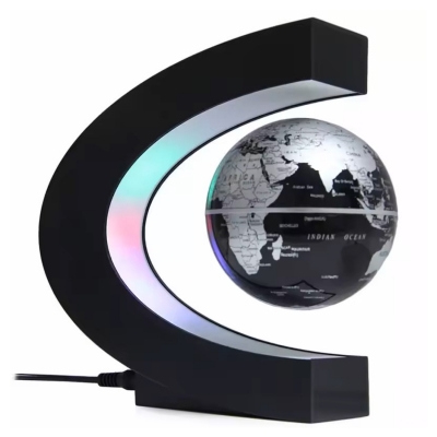 Фото: Глобус левитирующий с подсветкой Terra Black-1 Глобус левитирующий с подсветкой Terra Black-1