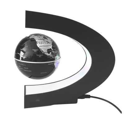 Фото: Глобус левитирующий с подсветкой Terra Black-2 Глобус левитирующий с подсветкой Terra Black-2