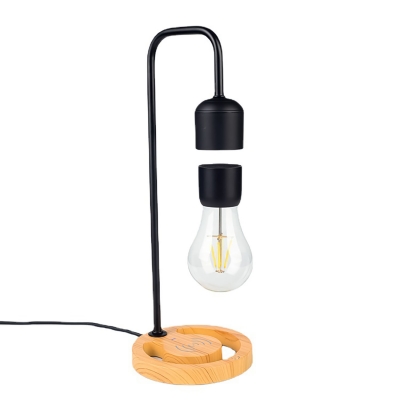 Фото: Левитирующая лампа Faruza, с функцией беспроводной зарядки, дерево-1 Левитирующая лампа Faruza, с функцией беспроводной зарядки, дерево-1