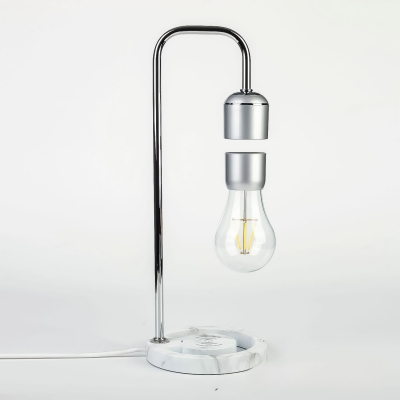 Фото: Левитирующая лампа Faruza, с функцией беспроводной зарядки, мрамор-1 Левитирующая лампа Faruza, с функцией беспроводной зарядки, мрамор-1