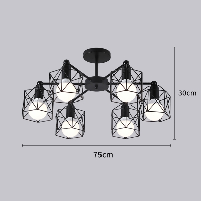 Фото: Потолочная люстра Exiglow, 6 плафонов-2 Потолочная люстра Exiglow, 6 плафонов-2