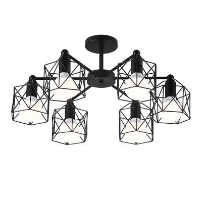 Фото: Потолочная люстра Exiglow, 6 плафонов-1 Потолочная люстра Exiglow, 6 плафонов-1